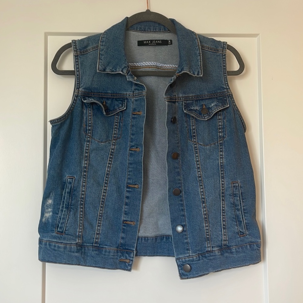 Max jeans denim vest